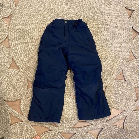 Lands end navy snow ski pants 6 kids - Picture 2 of 5